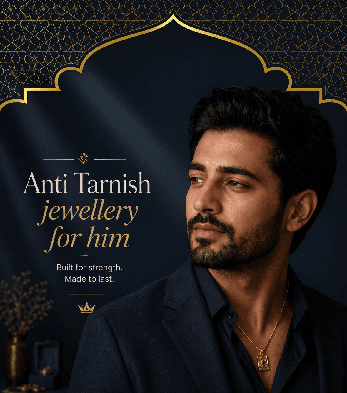 Anti Tarnish jewellery for him