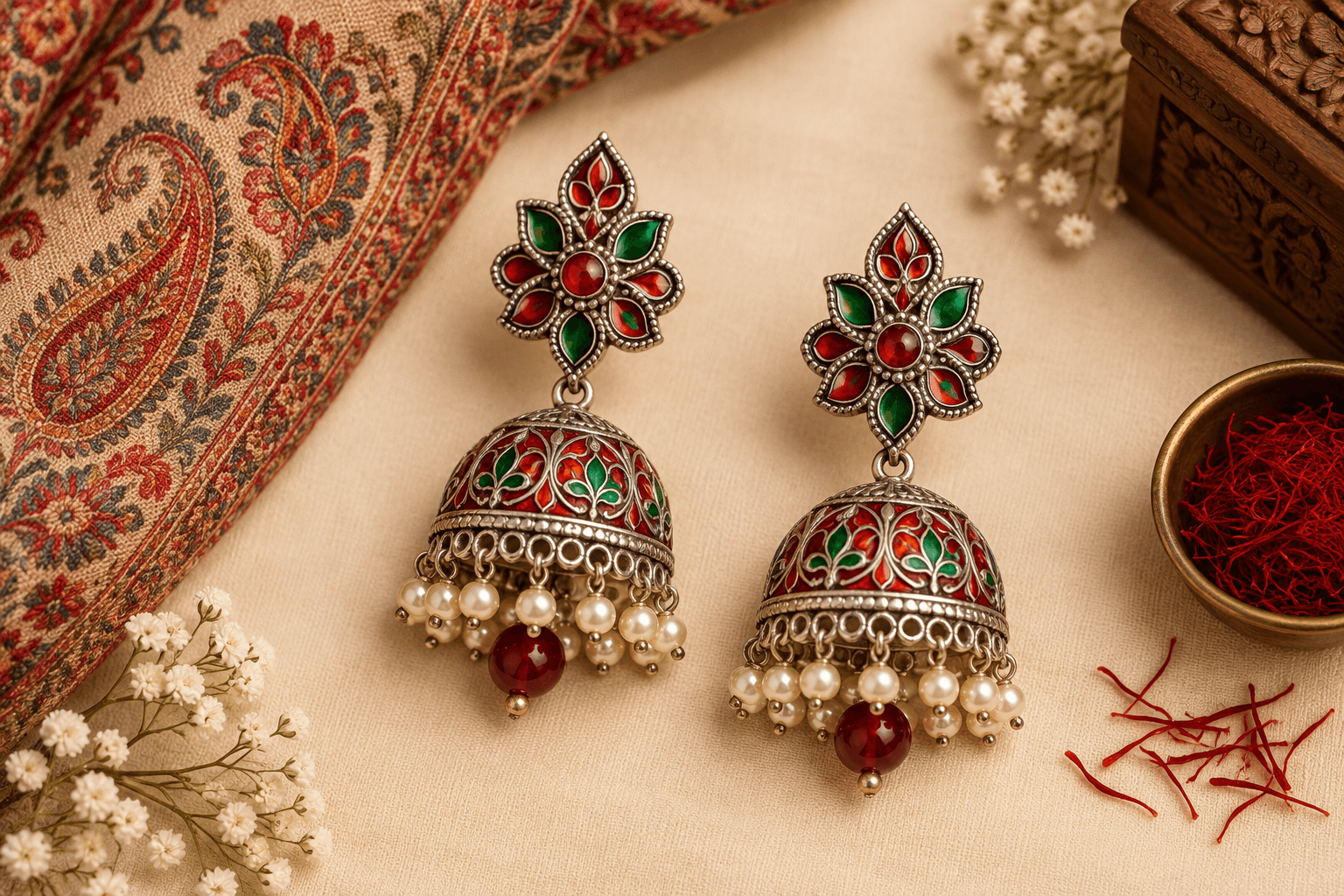 Kashmiri Earrings Collection